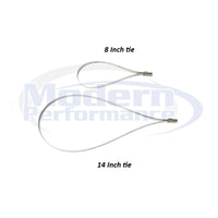 DEI SS Locking Ties 8"