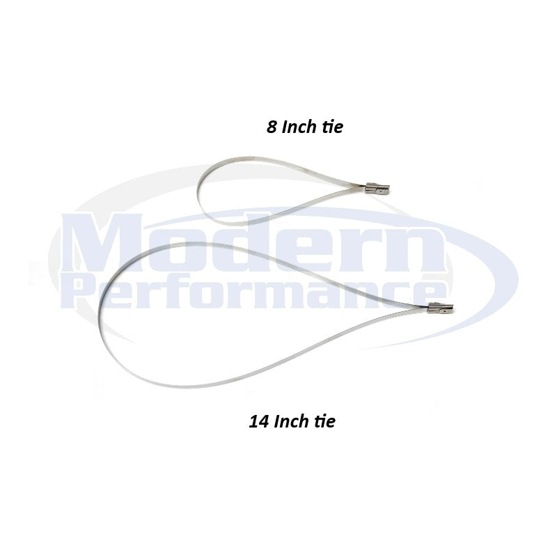 DEI SS Locking Ties 8"
