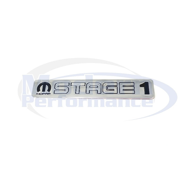 Mopar Stage 1 Badge, 03-05 Neon SRT-4 / 08-09 Caliber SRT-4