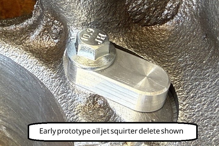 MPX Billet Oil Jet Delete Plug, 03-05 Neon SRT-4 / 03-10 PT Cruiser Turbo