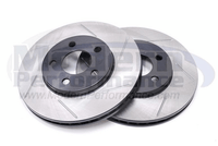 StopTech Slotted Rotors (Rear Pair), 05-07 Cobalt SS